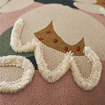 Подушка с цветочным принтом и кисточками Blooming Elegance Daisy варинант исполнения - 6 | Loft Concept в Екатеринбурге