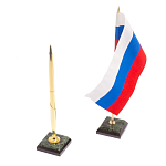 Настольный письменный набор из нефрита на ножках Executive Recruitment варинант исполнения - 4 | Loft Concept в Екатеринбурге