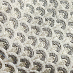 Мебельная ткань Жакард Чешуя бежевый цвет N 1050 варинант исполнения - 3 | Loft Concept в Екатеринбурге